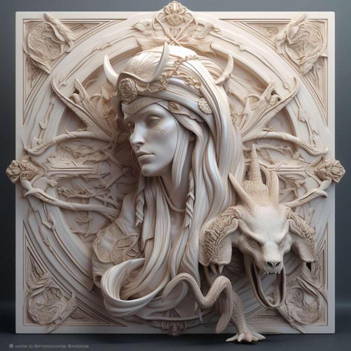 نموذج ثلاثي الأبعاد لآلة CNC 3D Art 